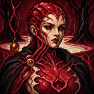 A sample character from the BLOODGARDENERS origin