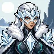 A sample character from the FROSTBOUND origin