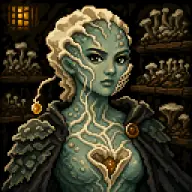 A sample character from the MYCELIALS origin